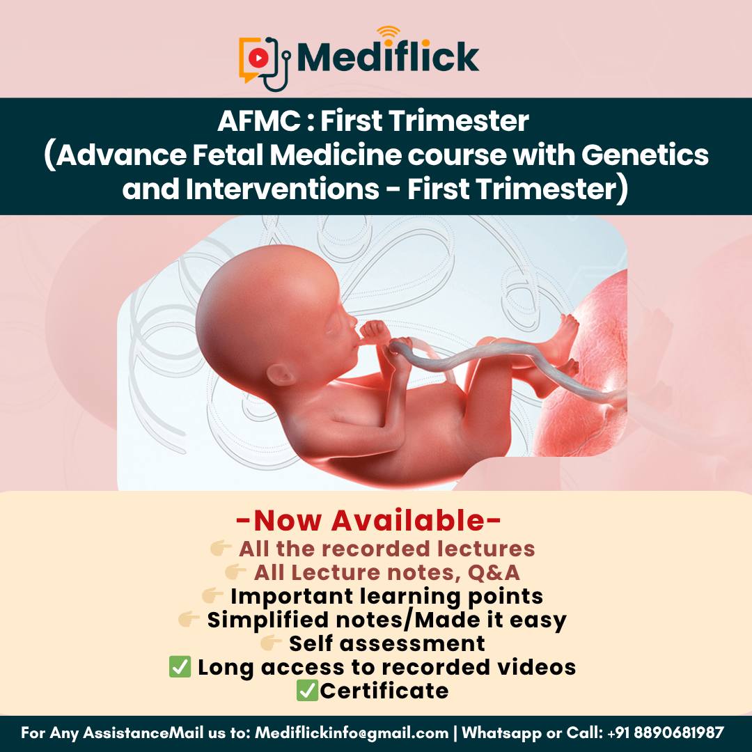 Advance Fetal Medicine Course with Genetics and Intervention
